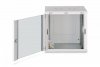 Digitus Szafa sieciowa wisząca Dynamic 19 12U rack 607x600x450mm, drzwi szyba, szara, niezłożona, 60kg